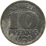 HALLE 10 PFENNIG 1920  #MA 103404 - Otros & Sin Clasificación