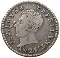 HAITI 25 CENTIMES AN 24  #MA 002054 - Haití