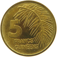 GUINEA 5 FRANCS 1985  #MA 066943 - Guinea