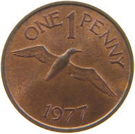 GUERNSEY PENNY 1977 ELIZABETH II. (1952-) #MA 064898 - Guernesey