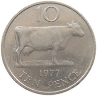 GUERNSEY 10 PENCE 1977  #MA 025685 - Guernesey