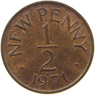 GUERNSEY 1/2 PENNY 1971 ELIZABETH II. (1952-) #MA 064900 - Guernsey