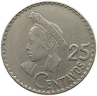 GUATEMALA 25 CENTAVOS 1967  #MA 025414 - Guatemala