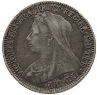 GREAT BRITAIN SIXPENCE 1897 VICTORIA 1837-1901 #MA 022951 - H. 6 Pence