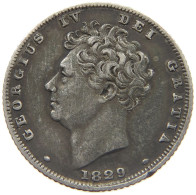 GREAT BRITAIN SIXPENCE 1829 GEORGE IV. (1820-1830) #MA 022995 - H. 6 Pence