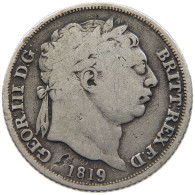 GREAT BRITAIN SIXPENCE 1819 GEORGE III. 1760-1820 #MA 023005 - H. 6 Pence