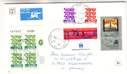 Israël - Lettre De 1983 - Oblit Haifa - Sports - Hapoel Games - - Storia Postale