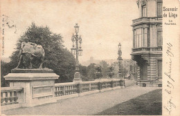 BELGIQUE - Souvenir De Liège - La Statue Du Taureau - Carte Postale Ancienne - Liège