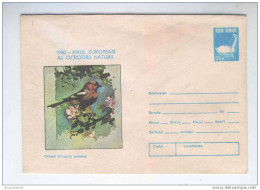 ROUMANIE - OISEAUX - Enveloppe Entier Postal 55 Bani Cygne Et Passereau 1980 Neuve  -- 10/817 - Schwäne