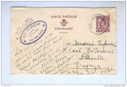 BELGIQUE - VELO - Entier Postal Sceau Etat CUL DES SARTS 1947 - Cachet Leurquin , Cycles   -- 10/786 - Vélo