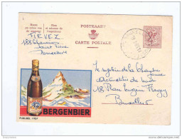 BELGIQUE - BRASSERIE -  Entier Postal Publibel 1965 Bières Bergenbier  -- 10/646 - Birre