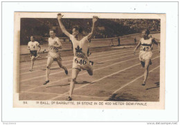 Carte- Vue Officielle Des JEUX OLYMPIQUES AMSTERDAM 1928 - Finale Du 400 M. -Neuve   --  JJ425 - Zomer 1928: Amsterdam