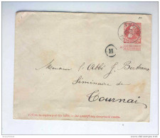 Enveloppe Grosse Barbe Cachet THUIN 1905 Vers TOURNAI  -- B3/340 - Sobres