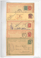 ANDENNE - 9 Entiers 1913 / 1925 - Divers Cachets Privés , ...  --  MM507 - Briefkaarten 1909-1934