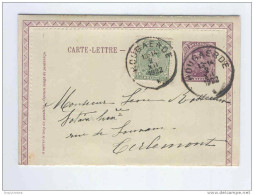 Carte-Lettre Albert 15 Cachet HOUGAERDE 1922 Vers Notaire à Tirlemont  -- B3/338 - Carte-Lettere