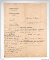 Document En FRANCHISE Administration Enregistrement MOORTZEELE 1887 Vers Notaire à GAND  --  MM467 - Zonder Portkosten