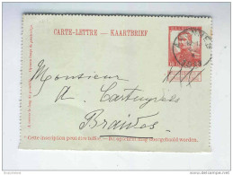 Carte-Lettre Pellens Cachet AVENNES 1913 Vers BRAIVES - Origine Manuscrite AVIN  -- B3/336 - Cartes-lettres