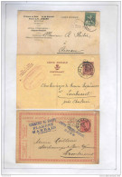 Brabant Wallon - 5 Entiers / Cartes Avec Entetes De Firmes1913 / 1935 - MARBAIS , BOUSVAL , LA HULPE , CHASTRE -- B3/256 - Postcards 1871-1909