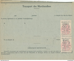 517/28 -  Timbre FISCAL  Entrepot Public Ville De Namur S/ Document DOUANE NAMUR 1949 - Wagon Ex Indes Néerlandaises - Documenti