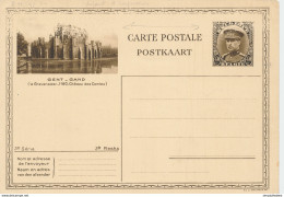 ZZ783 - Entier Illustré Képi 3è Série GAND Chateau Des Comtes - DEFAUT D' IMPRESSION  - Catalogue SBEP No 11 - NEUF - Cartes Postales Illustrées (1971-2014) [BK]