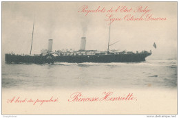 Carte Postale Paquebot 4 Princesse Henriette  Non Utilisée   --  XX108 - Schiffspost