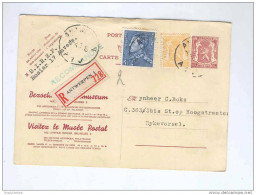 Carte Musée Postal + TP Poortman En RECOMMANDE ANTWERPEN 1948 Vers RIJCKEVORSEL --  PP985 - Cartoline Illustrate (1971-2014) [BK]