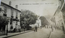 CARTE POSTALE GRANGES SUR VOLOGNE RUE DE LA GARE 1920 ? - Granges Sur Vologne