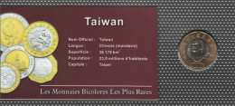 TWN565 - TAIWAN - MONNAIES BICOLORES LES PLUS RARES - 20 Yuan - 2001 - Taiwán