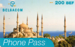 BELGIUM - PREPAID - BELGACOM - PHONE PASS - HAGIA SOPHIA ISTANBUL - TURKEY RELATED - Cartes GSM, Recharges & Prépayées