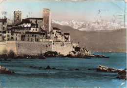 FRANCE - Antibes - Vue Générale Et Les  Alpes - Colorisé - Carte Postale Ancienne - Sonstige & Ohne Zuordnung