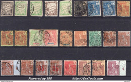 INDOCHINE + TAXES COLONIES GENERALES LOT DE 26 TIMBRES AVEC CAD DU CAMBODGE - Postage Due