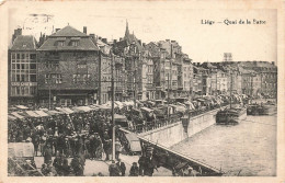 BELGIQUE - Liège - Le Quai De La Batte - Animé - Carte Postale Ancienne - Lüttich