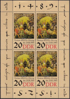 DDR 1989 Mi-Nr. 3271 Kleinbogen O Used - Aus Abo - 1981-1990