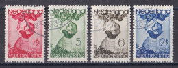 Pays Bas - 1930 - 1948 ( Wilhelmine )   Y&T  N ° 278  279  280  281  Oblitéré - Gebruikt