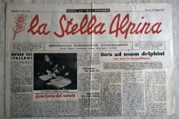 La Stella Alpina Anno III 20 1946 Edizione Per L'Alto Novarese Partigiani Eccidio Di Finero - Malesco - Resistenza - Oorlog 1939-45