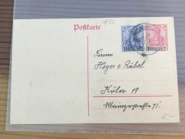 Saarland Ganzsache - Postal Stationery