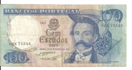 PORTUGAL 100 ESCUDOS 1978 VF P 169 B - Portogallo