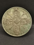 1 FLORIN  ARGENT 1923 GEORGE V ROYAUME UNI / UNITED KINGDOM SILVER - J. 1 Florin / 2 Shillings