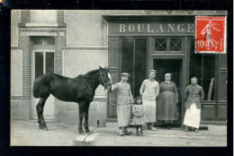 28 EURE ET LOIRE - CPA PHOTO Boulangerie Et Ses Propriétaires à Identifier   / TTB - Other & Unclassified