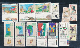 Israel 1993 Year Set Full Tabs + S/sheets VF MNH SEE 2 SCANS - Unused Stamps (with Tabs)
