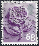 GREAT BRITAIN 2003 QEII 68p Deep Reddish Lilac & Silver SGEN16 FU - Engeland