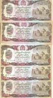 AFGHANISTAN 1000 AFGHANIS 1991 UNC P 61 C ( 5 Billets ) - Afghanistán