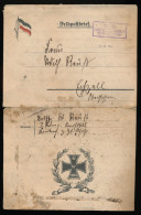 FELDPOSTBRIEF  1916   SIE 2 SCANS - Feldpost (Portofreiheit)