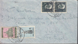1956. ESTADO DA INDIA. Cover To Portugal With Pair 2 TANGAS Pinto And 5 Tgs And 6 REIS 1951-issue Cancelle... - JF442962 - Portugees-Indië