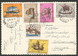 Carte P De 1965 ( San Marino & 6 Timbres ) - Lettres & Documents