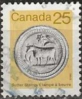CANADA 1982 Heritage Artefacts - 25c. Butter Stamp FU - Used Stamps