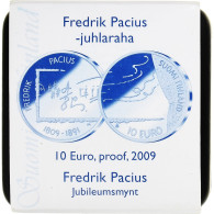 Finlande, 10 Euro, Fredrik Pacius, 2009, Vantaa, Proof, FDC, Argent - Finlande