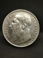 1 FRANC ARGENT 1909 LEOPOLD II TYPE VINCOTTE EN FRANCAIS BELGIQUE / BELGIUM SILVER - 1 Franc