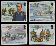 BAT / Brit. Antarktis 1987 - Mi-Nr. 140-143 ** - MNH - Falcon Scott - Unused Stamps
