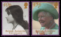 BAT / Brit. Antarktis 2002 - Mi-Nr. 334-335 ** - MNH - Tod Der Königinmutter - Unused Stamps